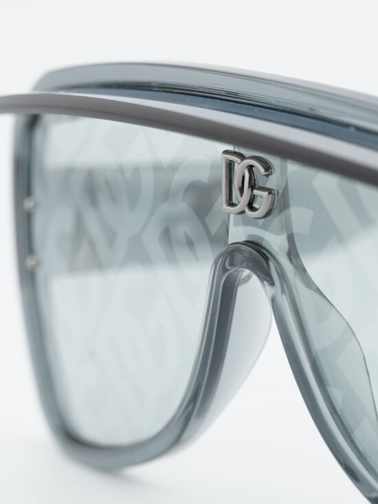 Dolce & Gabbana DG6205 3160AL Square Sunglasses - Transparent Grey/Grey